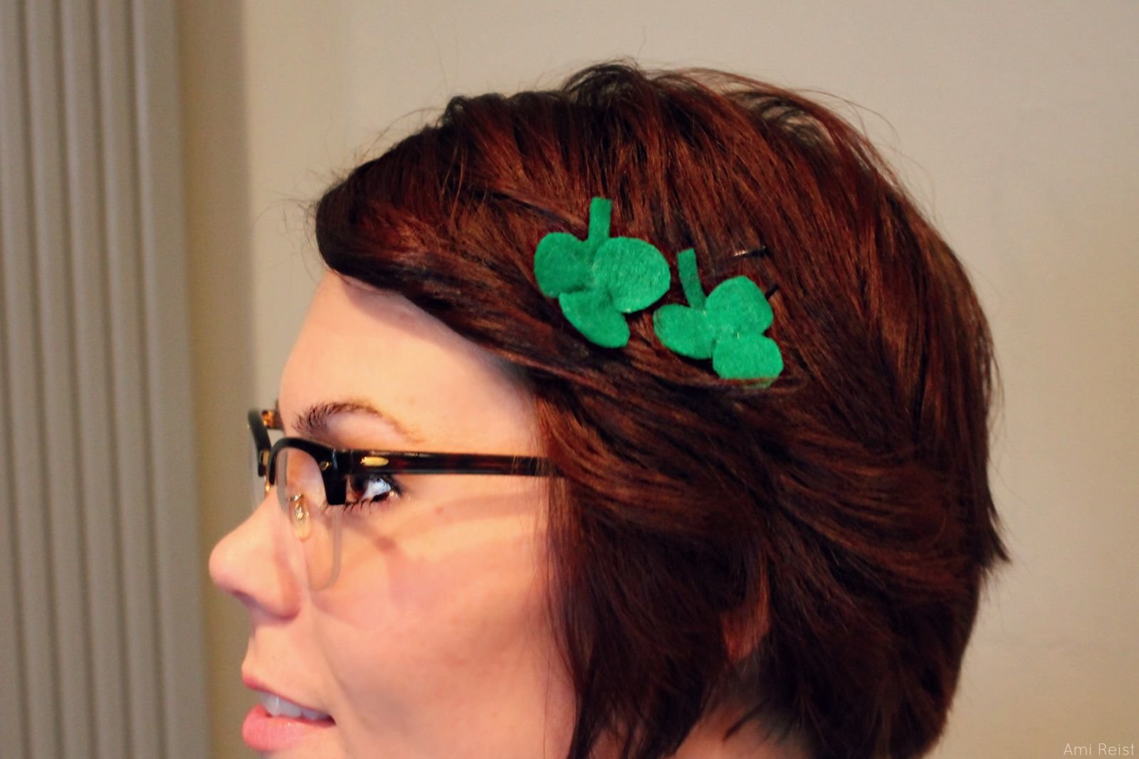 Clover St Patrick's Day Hair Pin DIY