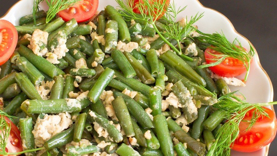 Green Beans with Goat Cheese Recipe