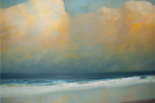 Atlantic Light Painting by Pete Cosby