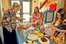 Lynn Wilson; Hayley Halloran; Abby Kane, Kelsey Allen at RBHS My Doll and Me Tea Party3