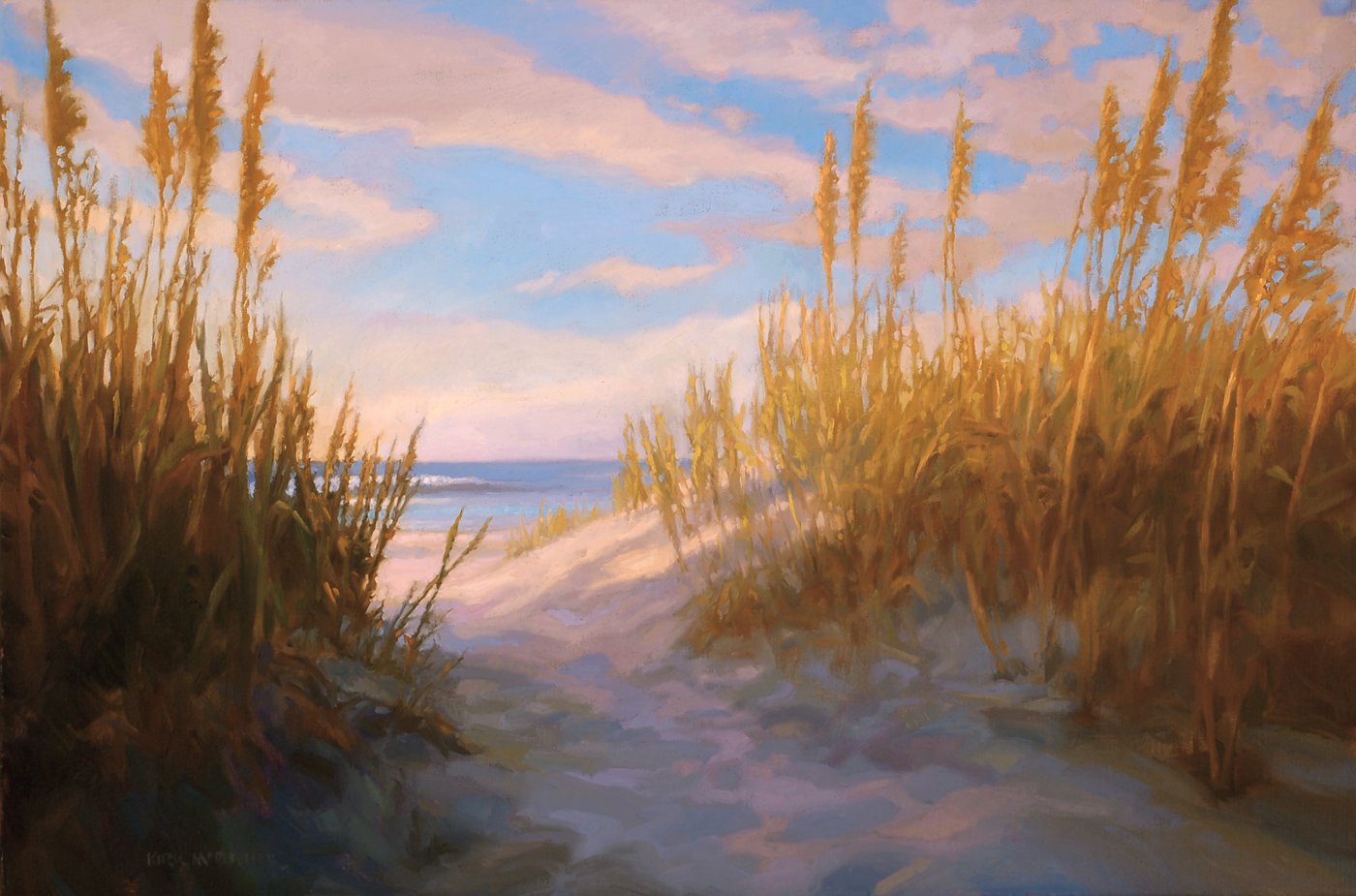 Sea Grass Morning by Kirk McBride