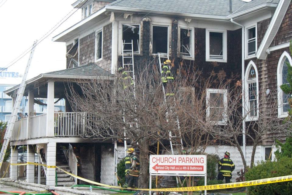 church fire