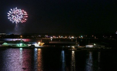 Fireworks over Water in Crisfield