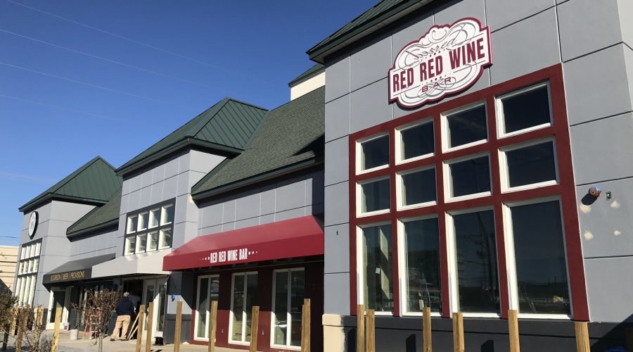 new red red wine bar and DRY 85 restaurants in Ocean City with outdoor patio and red awning