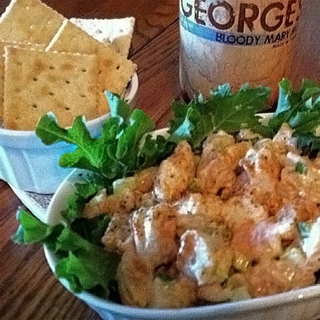 George's Mixes Shrimp Salad Recipe by Alex Bakis