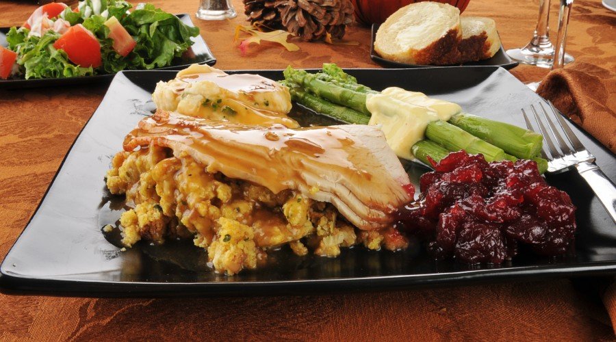 Thanksgiving Dinner Turkey Platter