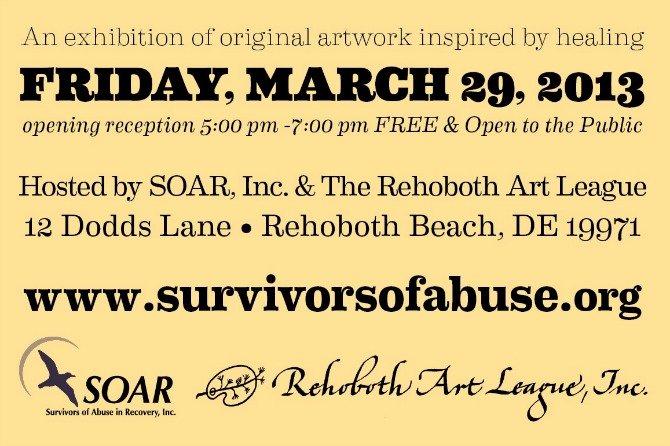 Art is Healing at the Rehoboth Art League SOAR
