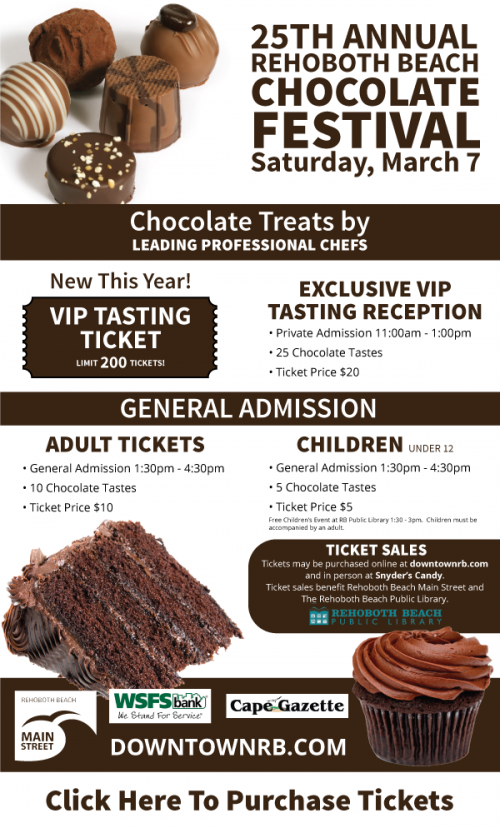 Hone Your Sweet Tooth for the 25th Annual Rehoboth Chocolate Festival