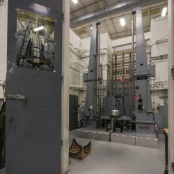 Machine to test rockets before launch