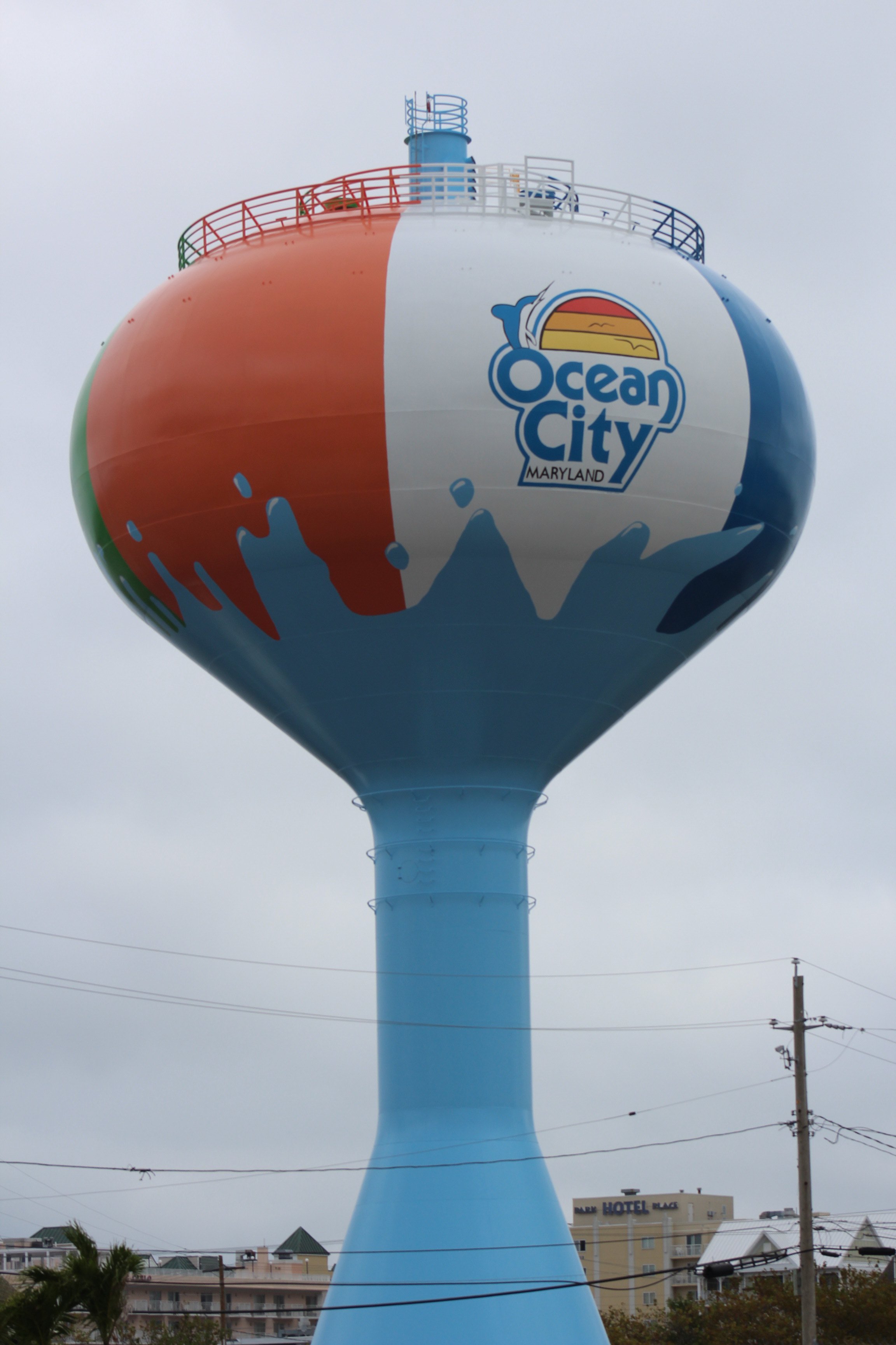 Ocean City's New Beach Ball Water Tower  Shorebread