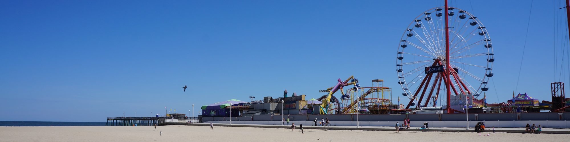 Jolly Roger Pier Rides Ferris Wheel Ocean City