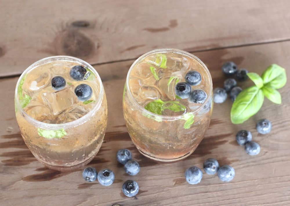 blueberrybasilbourboncocktail ShoreBread Eastern Shore Lifestyle