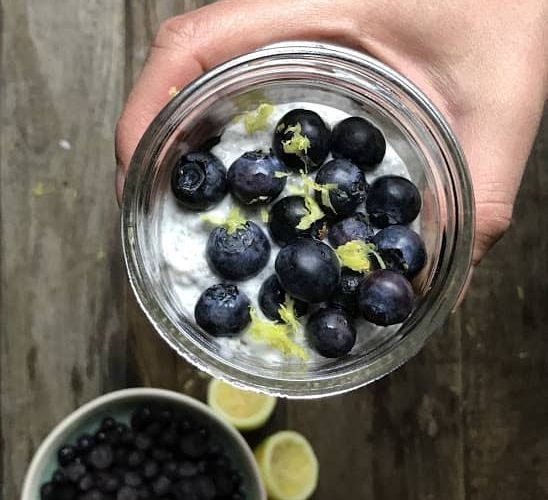 Blueberry Lemon Chia Pudding