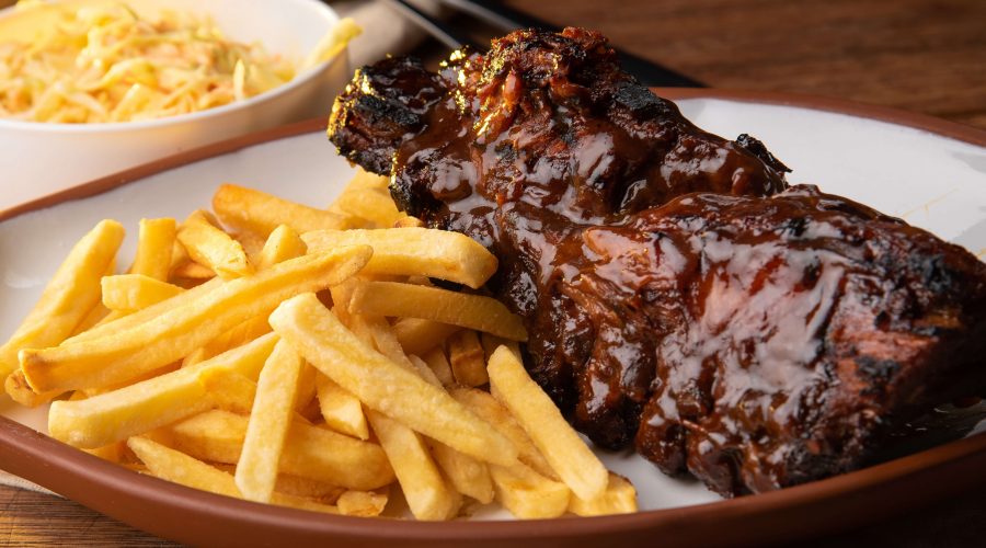 ribs and fries